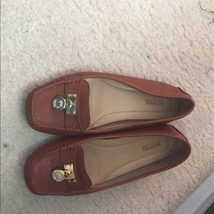 Tan Michael Kors loafers